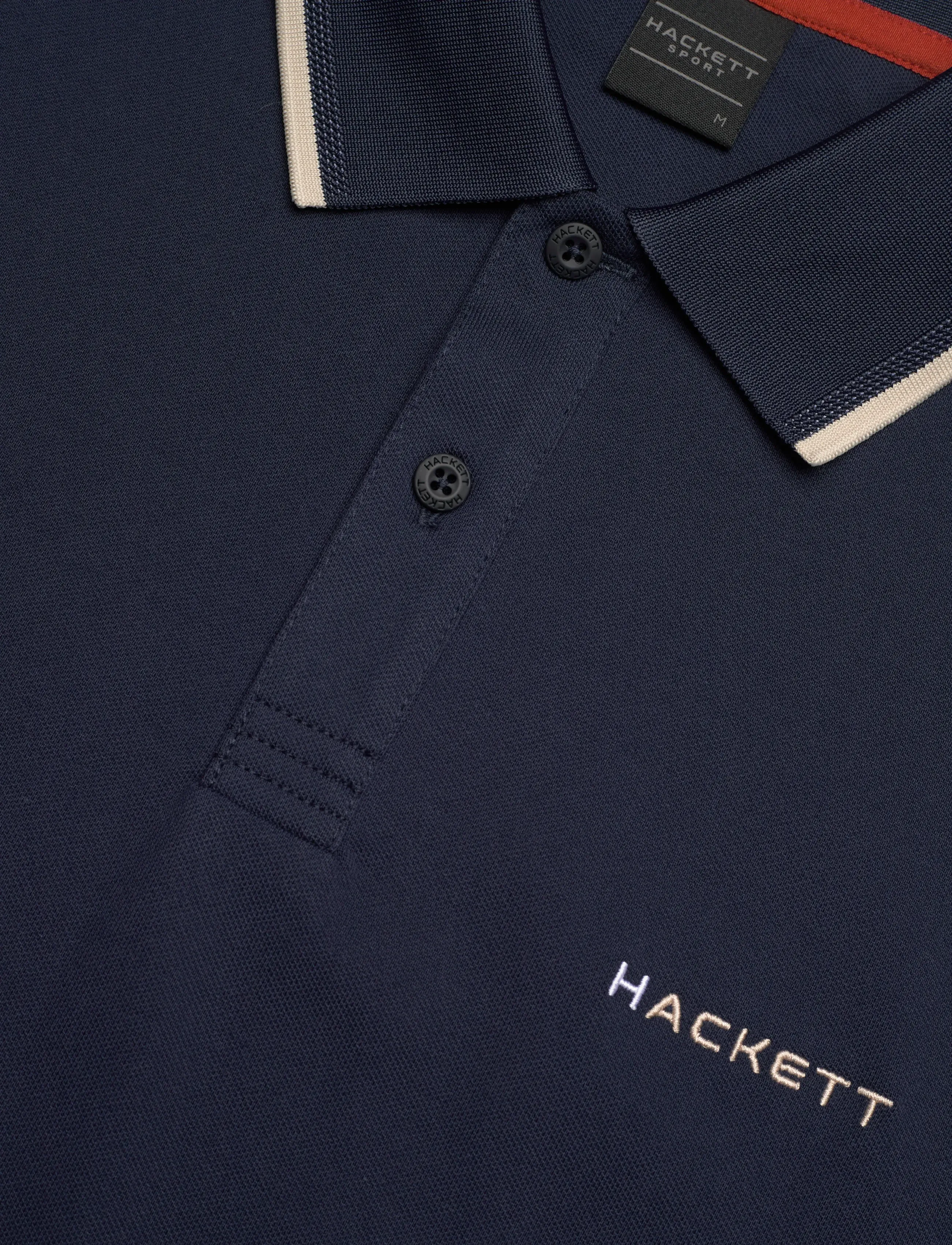 Hackett London - HS COAST TIPPED POLO - short-sleeved polos - navy - 5