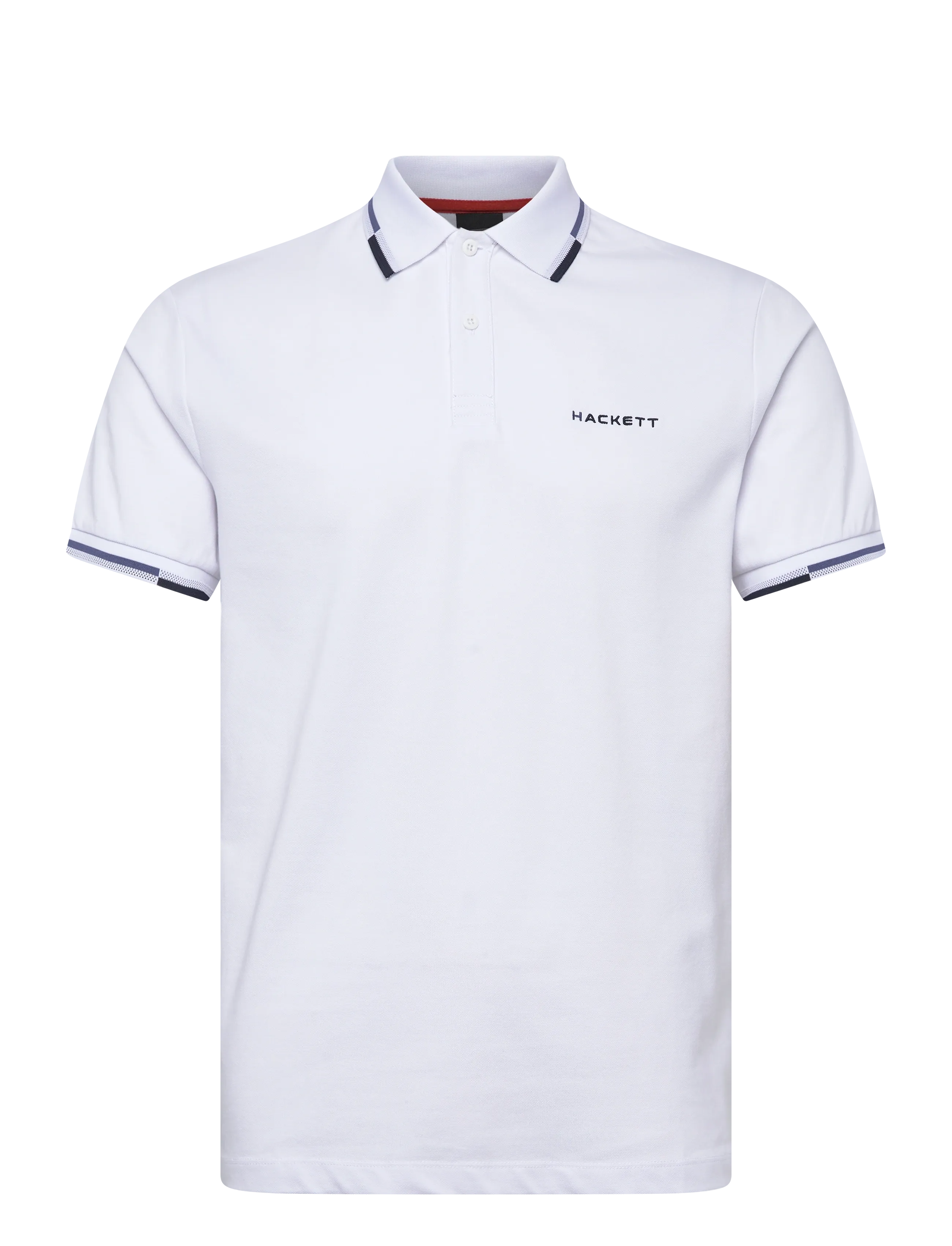 Hackett London HS COAST TIPPED POLO - Polosärgid - OPTIC WHITE / white