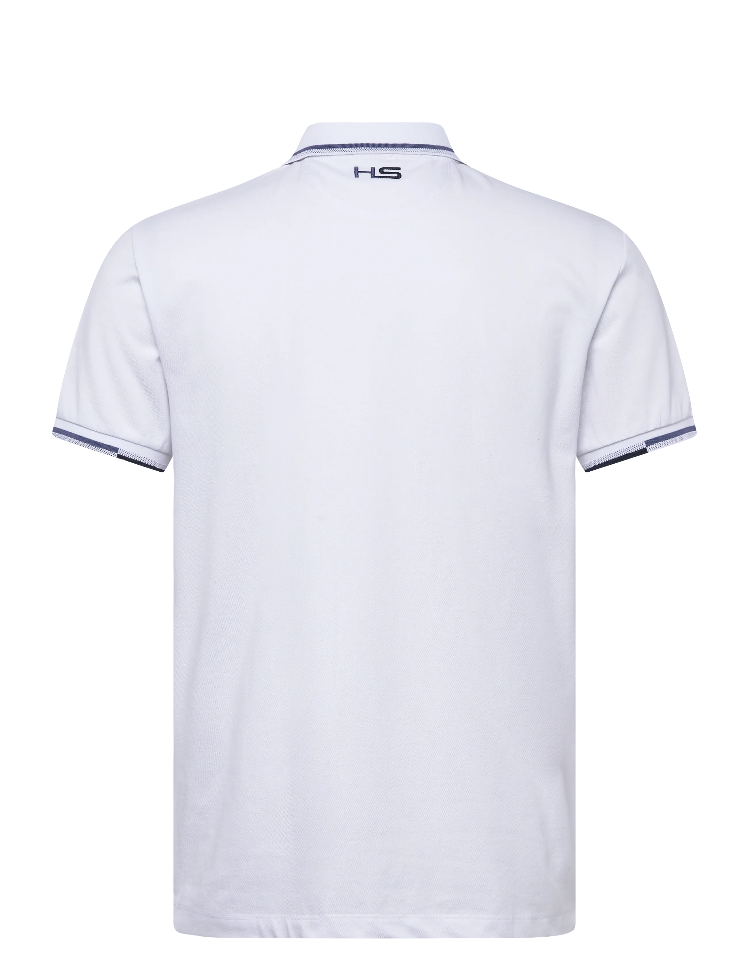Hackett London - HS COAST TIPPED POLO - lühikeste varrukatega polod - optic white - 2