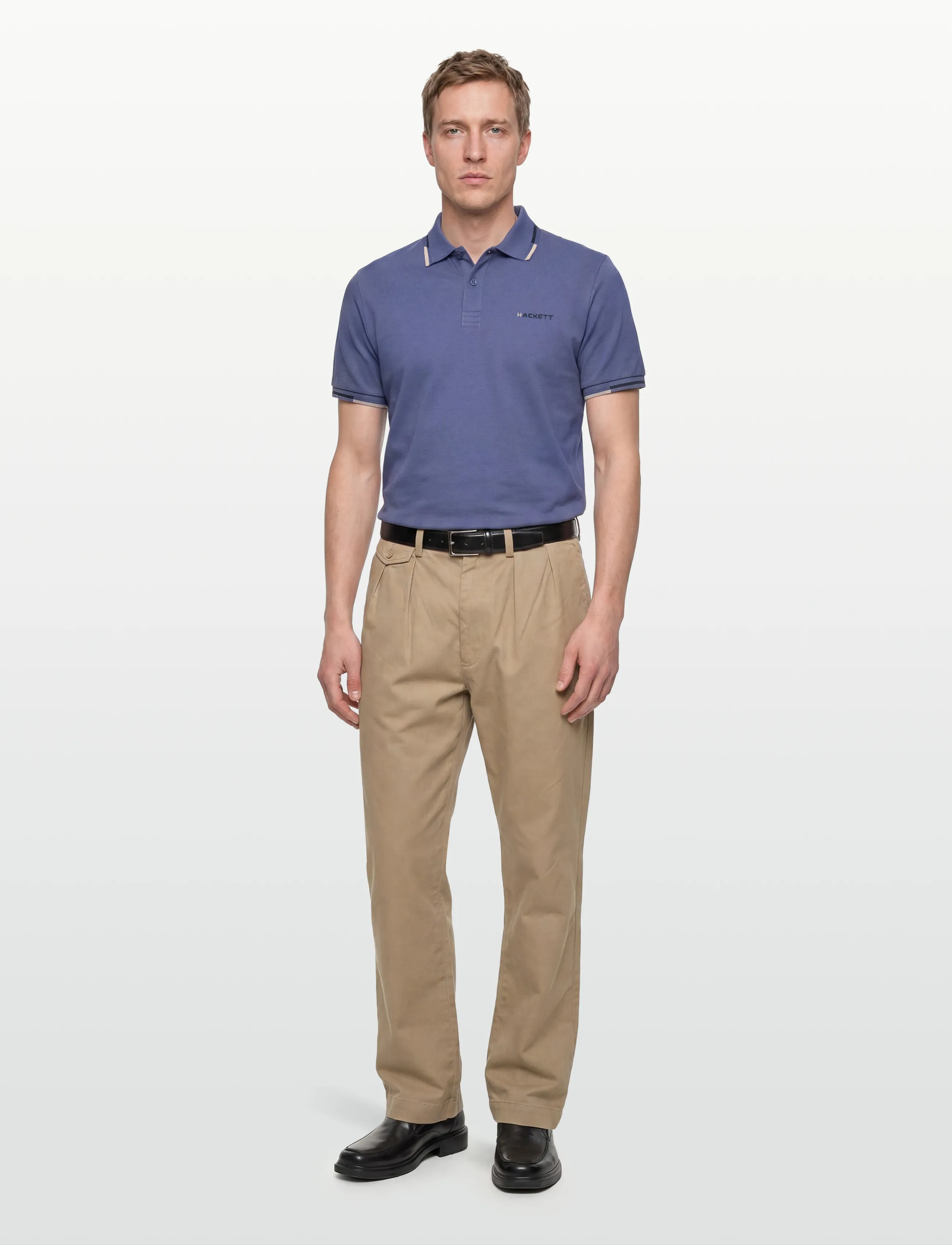 Hackett London HS COAST TIPPED POLO - Pikéer - OZZY BLUE / blue