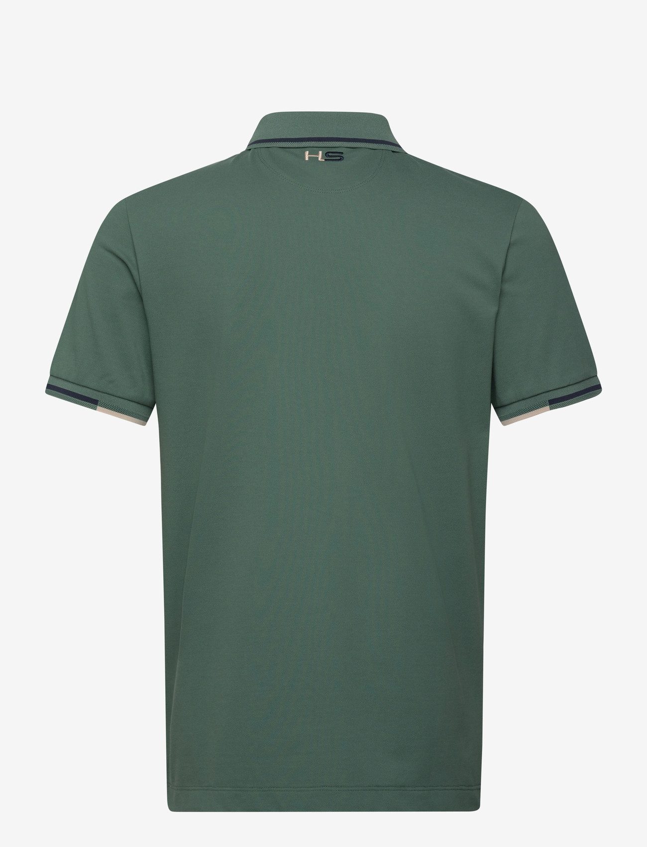 Hackett London - HS COAST TIPPED POLO - lühikeste varrukatega polod - sage green - 2