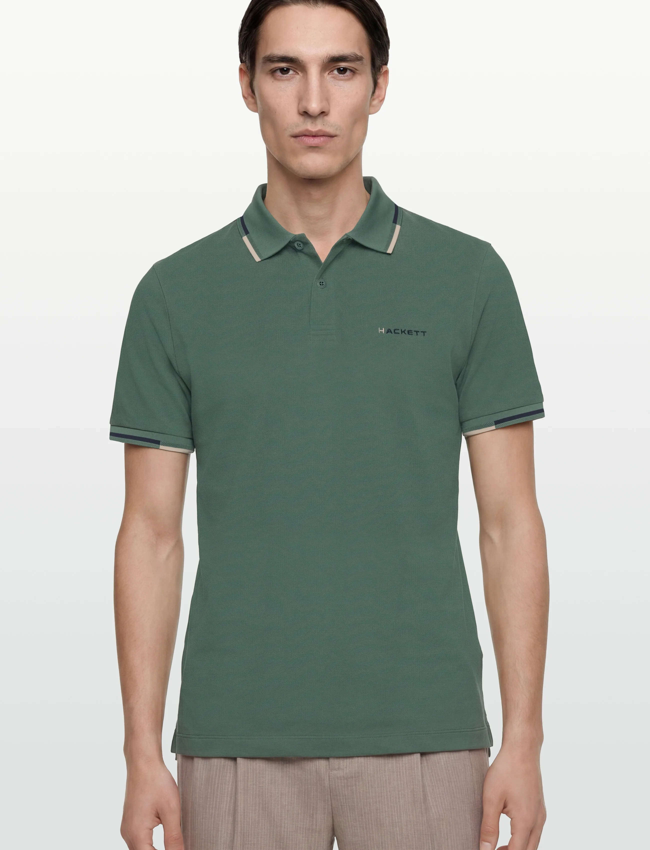 Hackett London Hs Coast Tipped Polo pikéer herr – bild 2
