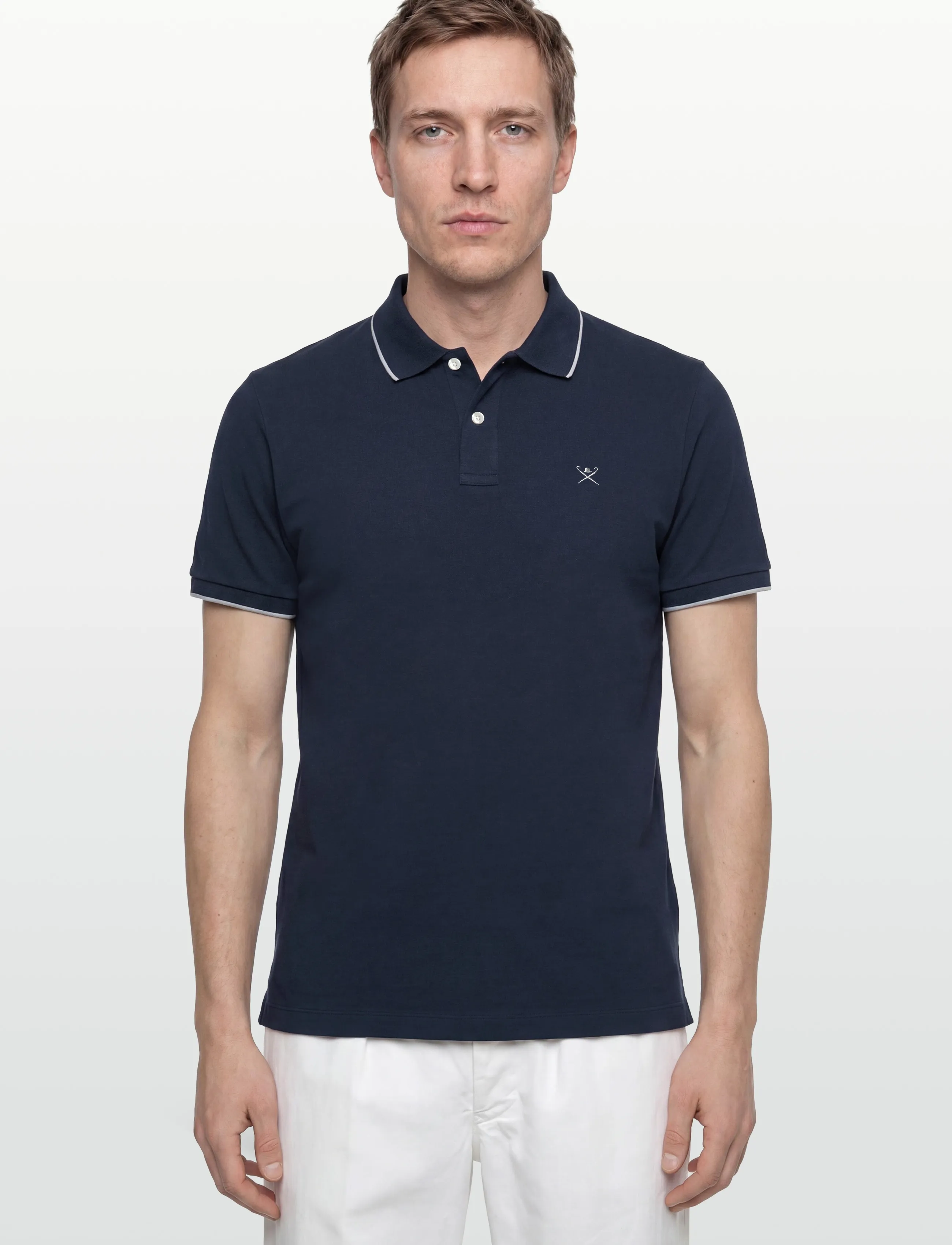 Tipped Jersey Polo 2