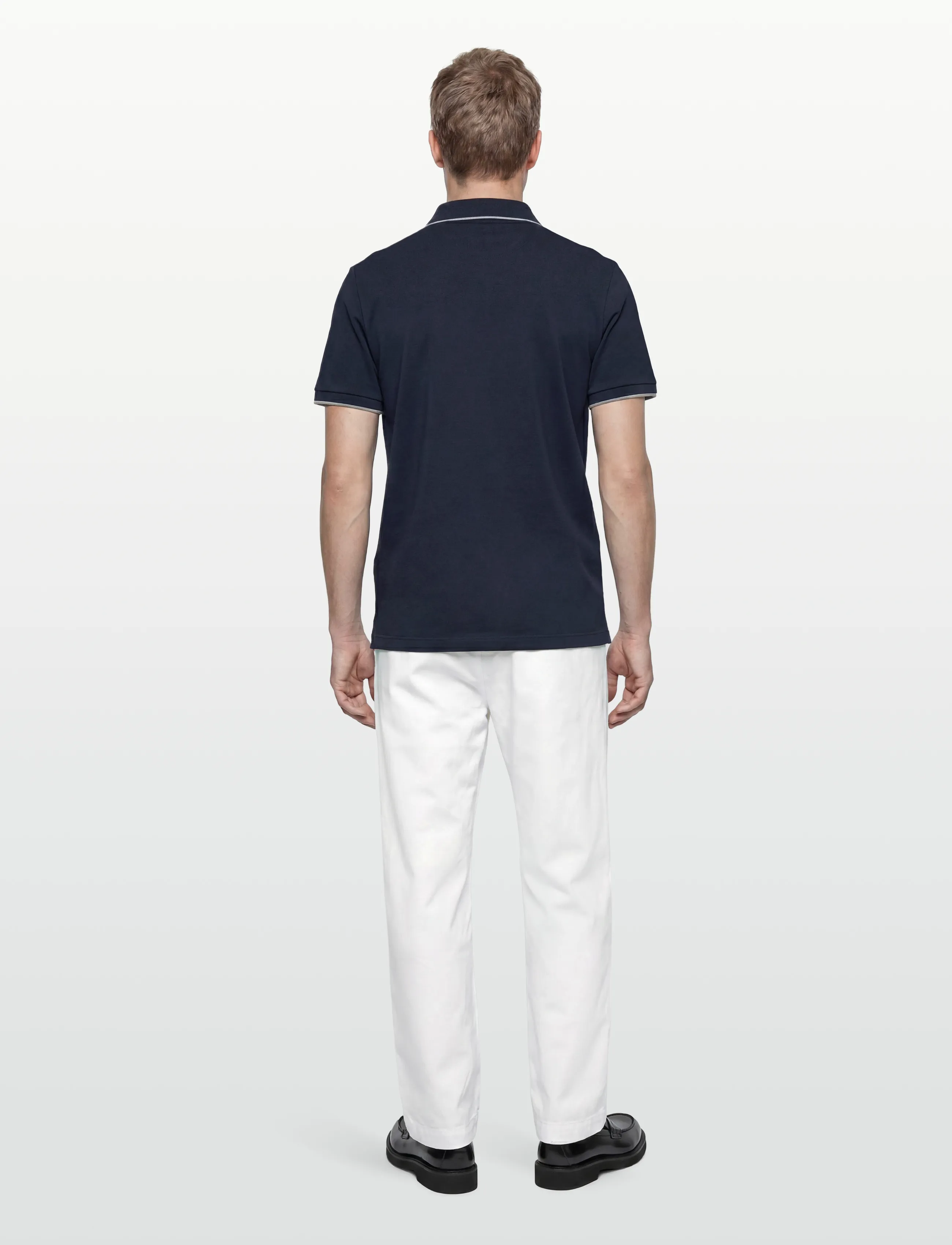 Tipped Jersey Polo 3