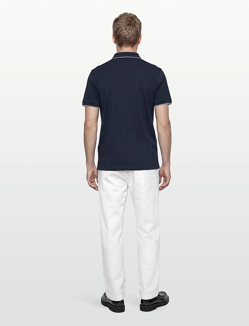 Hackett London - TIPPED JERSEY POLO - short-sleeved polos - old navy - 4