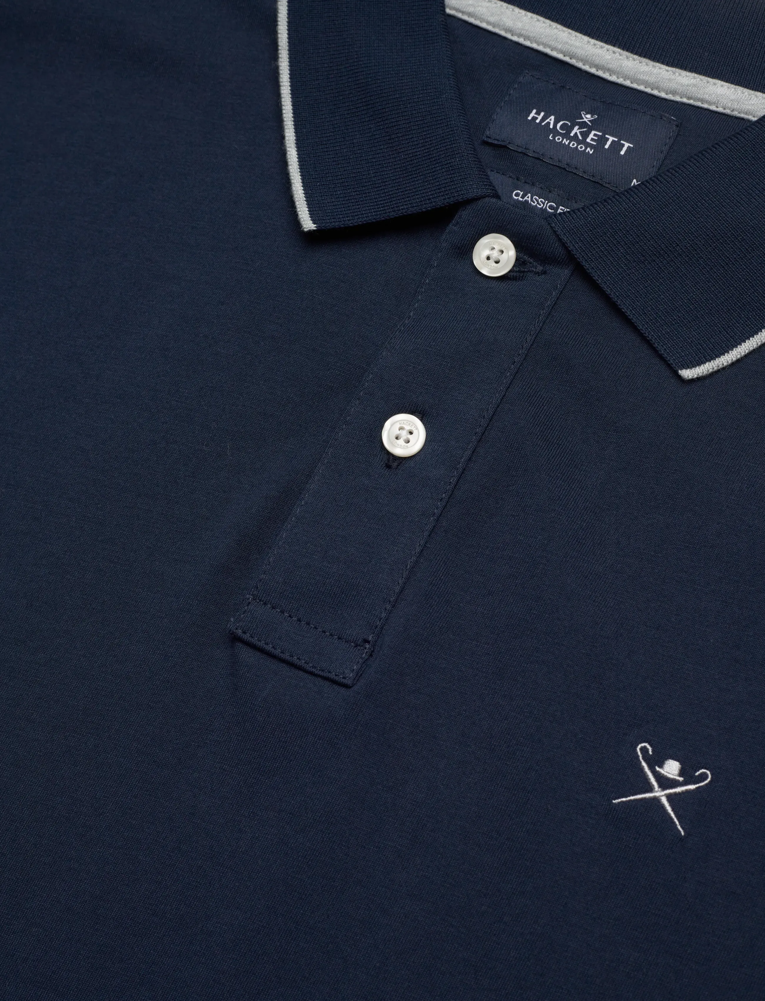 Hackett London - TIPPED JERSEY POLO - kortärmade pikéer - old navy - 5