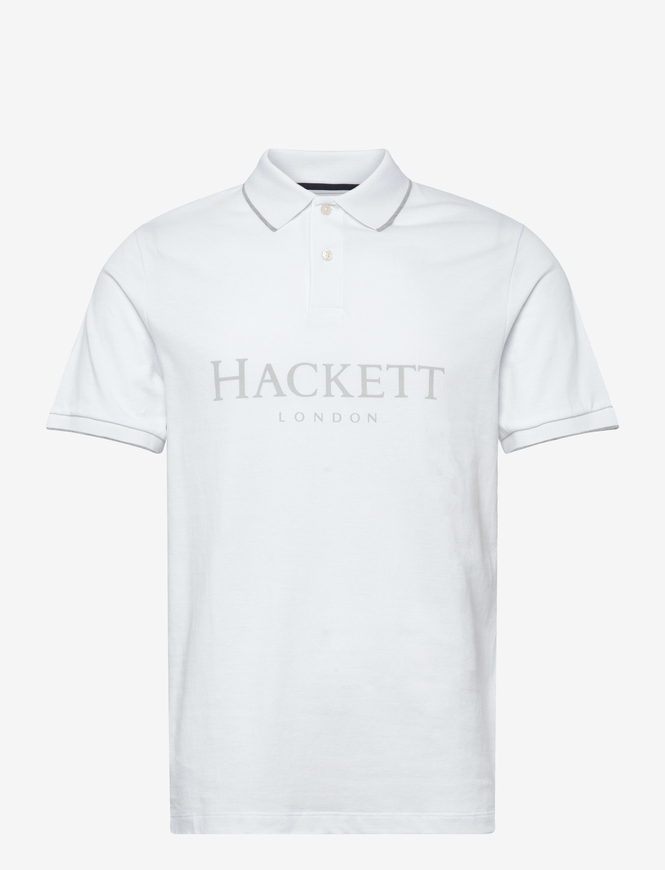 Hackett London - HERITAGE ESS HACKETT - kortærmede poloer - optic white - 0