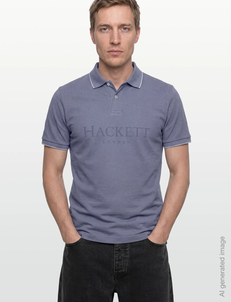 Hackett London - HERITAGE ESS HACKETT - kurzärmelig - thames blue - 3
