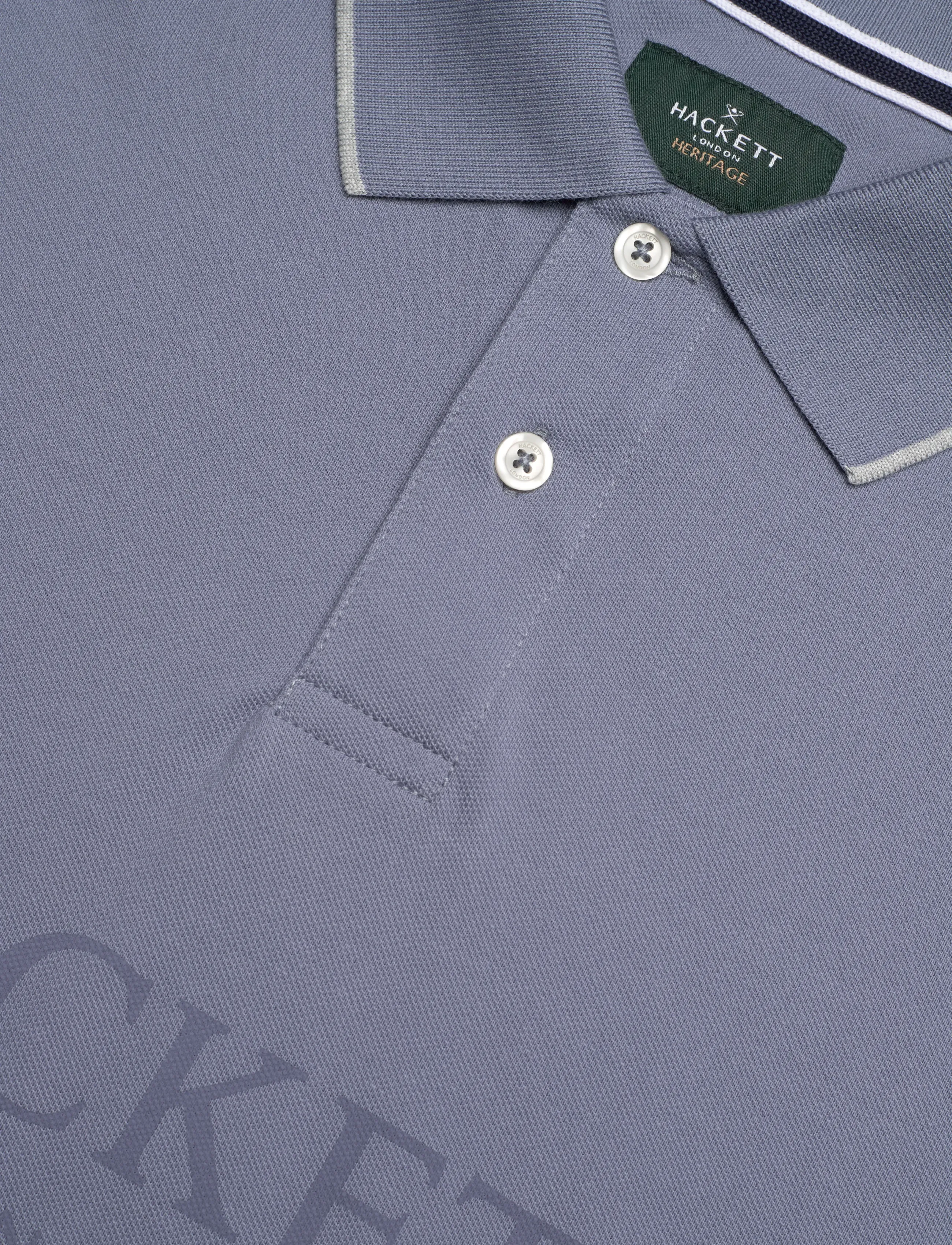Hackett London - HERITAGE ESS HACKETT - kortærmede poloer - thames blue - 5