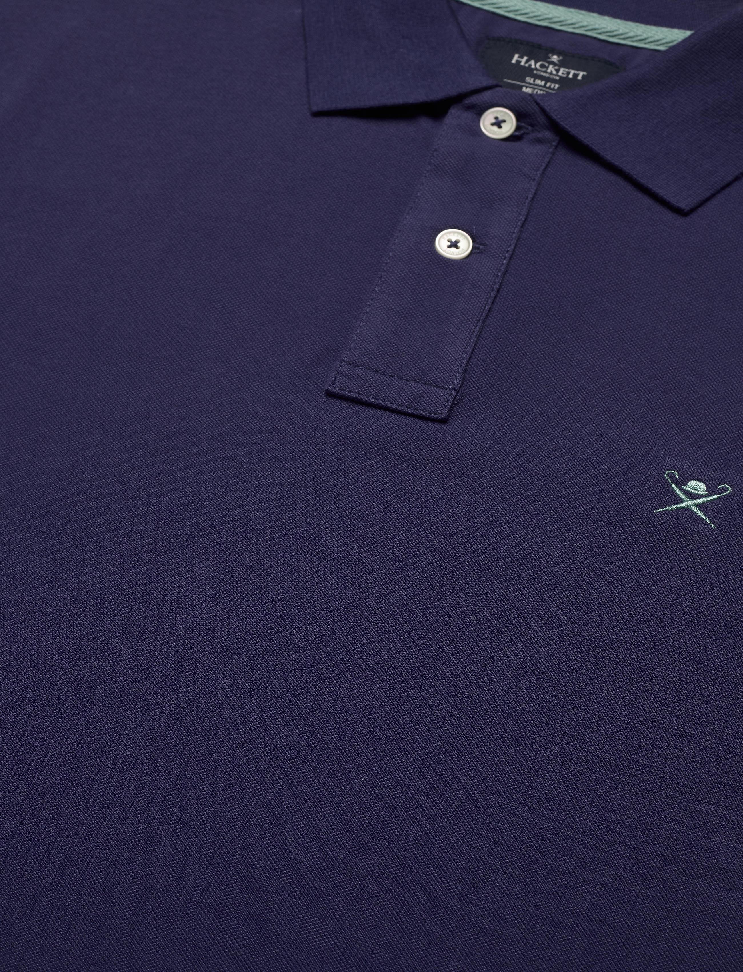 Hackett London - SLIM FIT LOGO - kortærmede poloer - 5dinavy/blue - 2