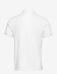Hackett London - SLIM FIT LOGO - short-sleeved polos - 802optic white - 1