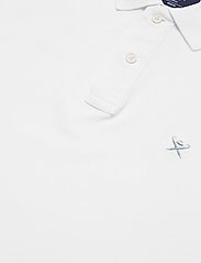 Hackett London - SLIM FIT LOGO - short-sleeved polos - 802optic white - 4