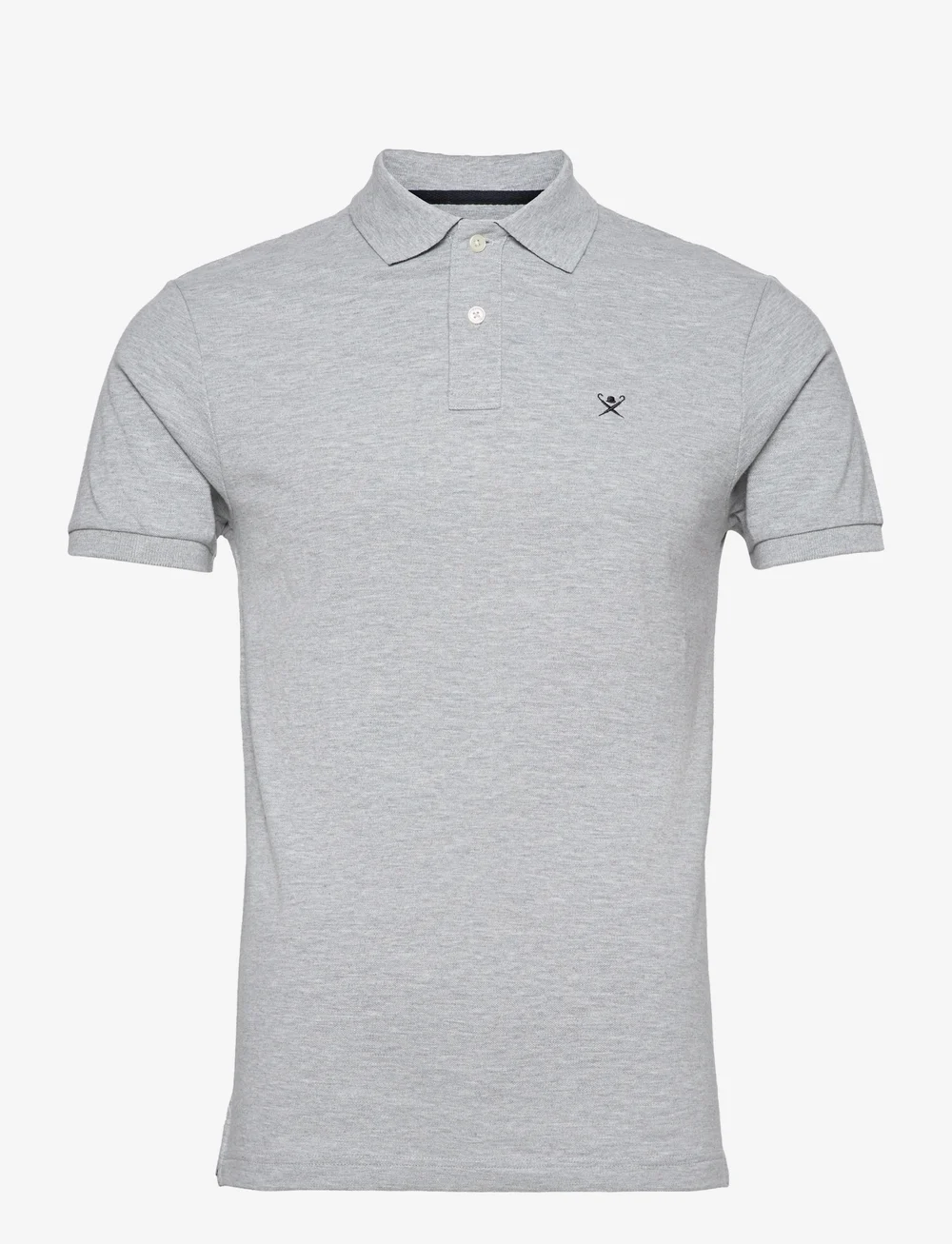 Hackett London - SLIM FIT LOGO - kortärmade pikéer - light grey marl - 0
