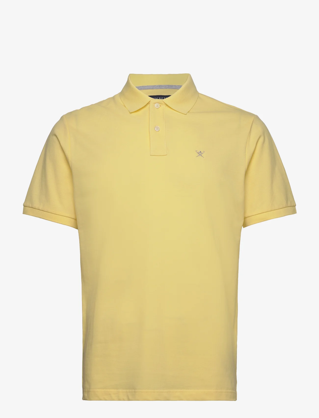 Hackett London - SLIM FIT LOGO - polo marškinėliai trumpomis rankovėmis - light yellow - 0