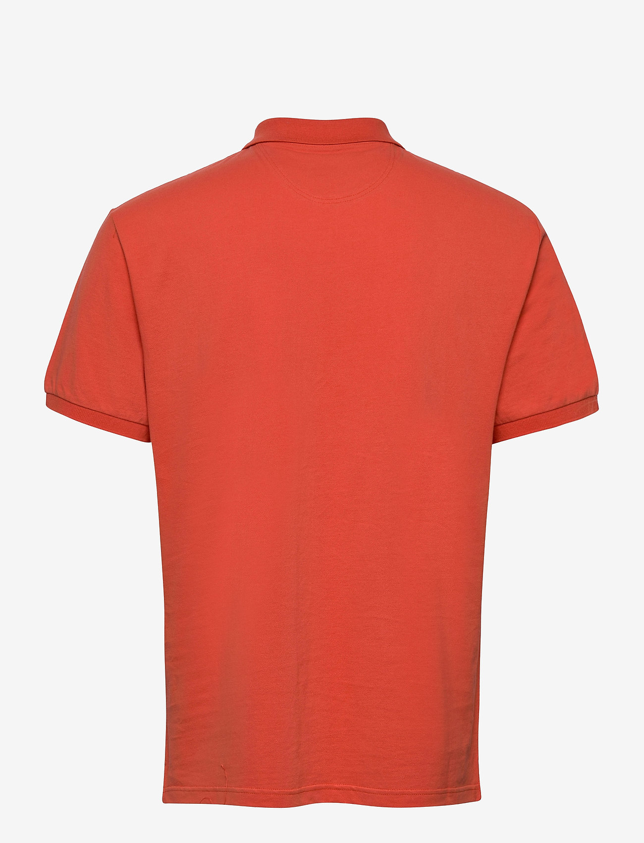 Hackett London - SLIM FIT LOGO - short-sleeved polos - orange red - 1
