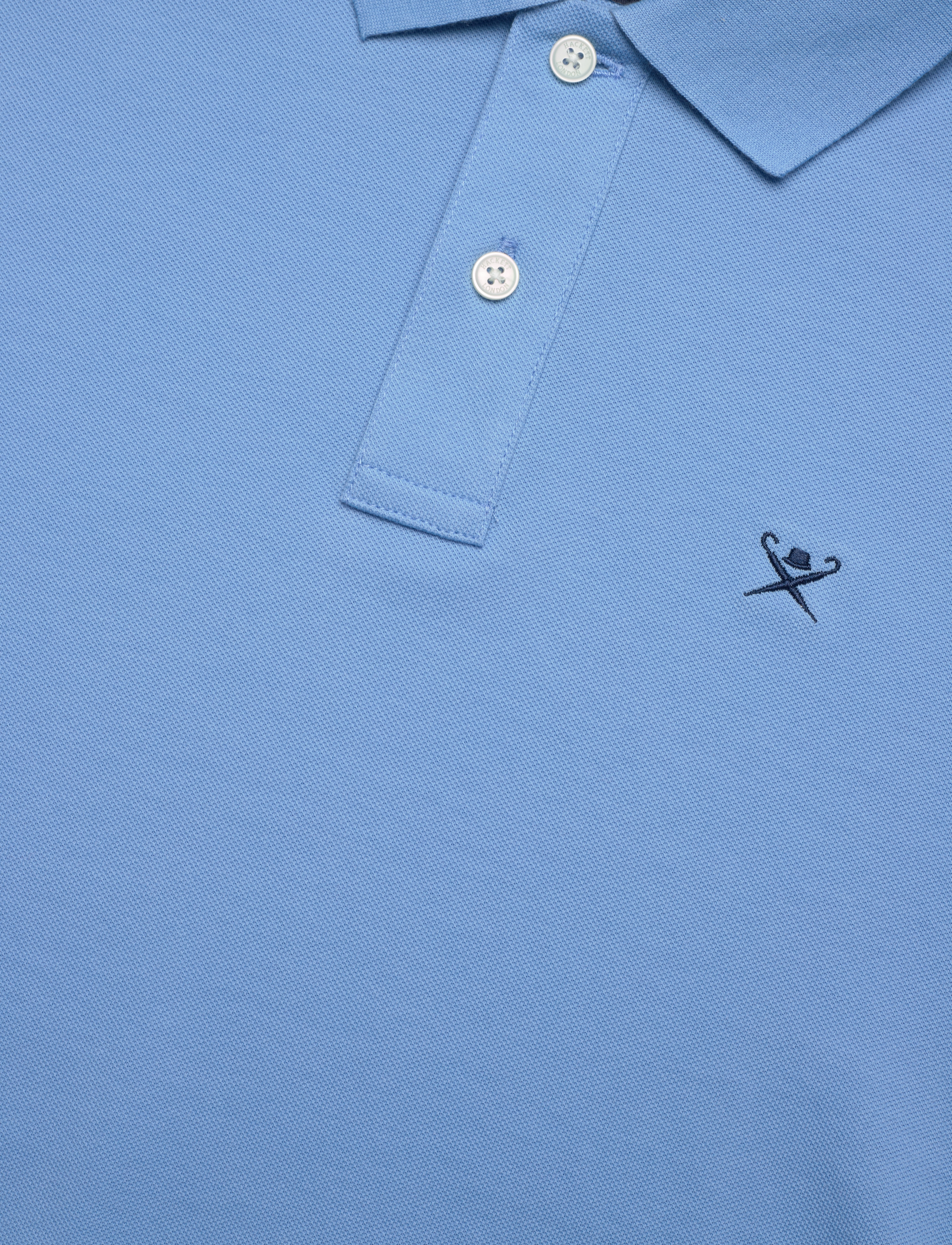 Hackett London - SLIM FIT LOGO - kortärmade pikéer - summer blue - 2
