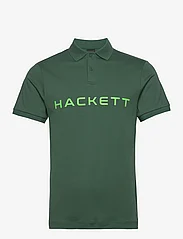 Hackett London - ESSENTIAL POLO - krótki rękaw - green/grey - 0