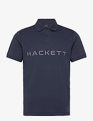 Hackett London - ESSENTIAL POLO - krótki rękaw - navy/grey - 0