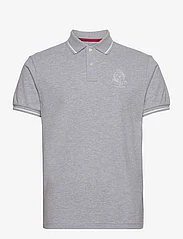Hackett London - HERITAGE LOGO POLO - polo marškinėliai trumpomis rankovėmis - grey marl - 0