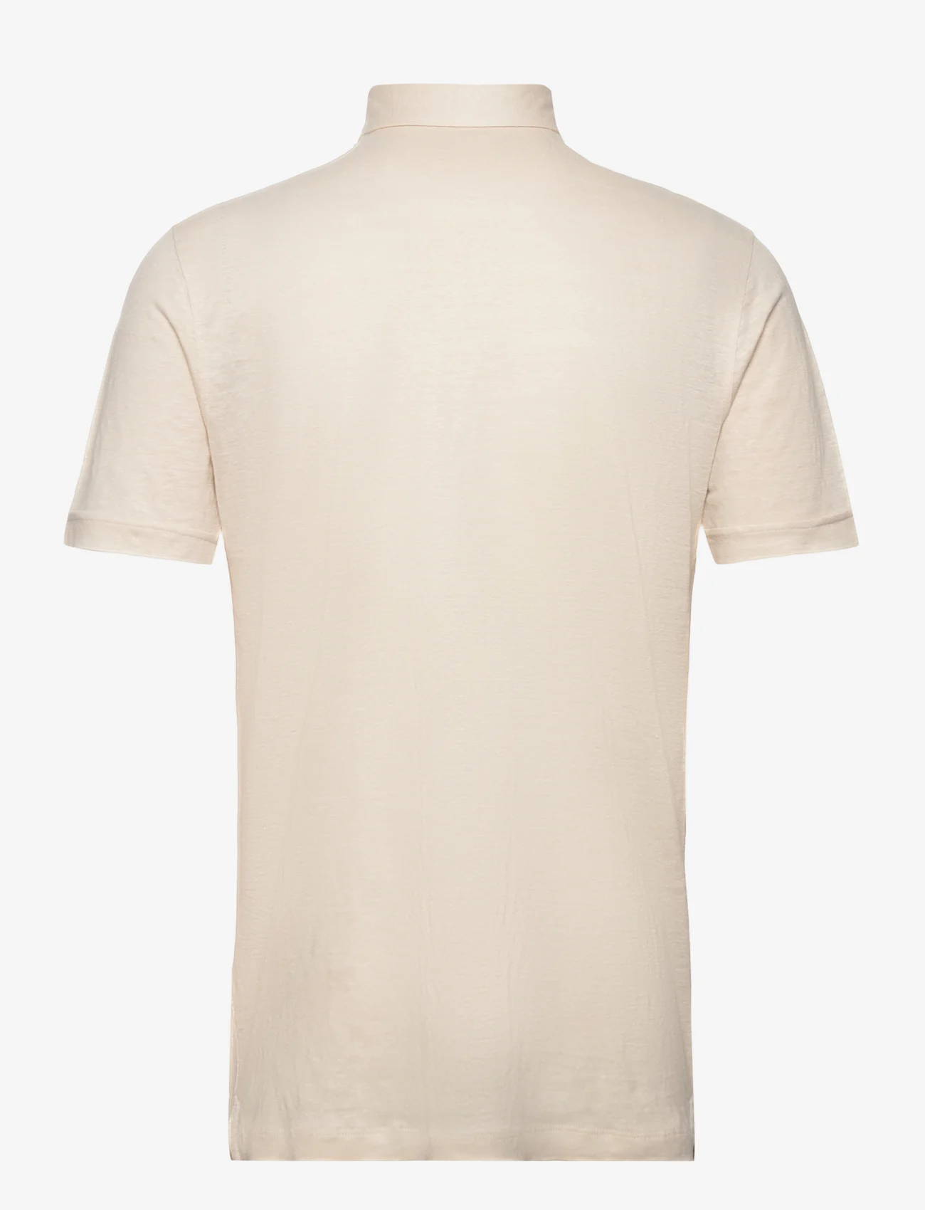 Hackett London - LINEN JSY STR TRIM - polo marškinėliai trumpomis rankovėmis - linen - 1