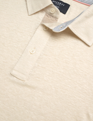 Hackett London - LINEN JSY STR TRIM - polo marškinėliai trumpomis rankovėmis - linen - 2