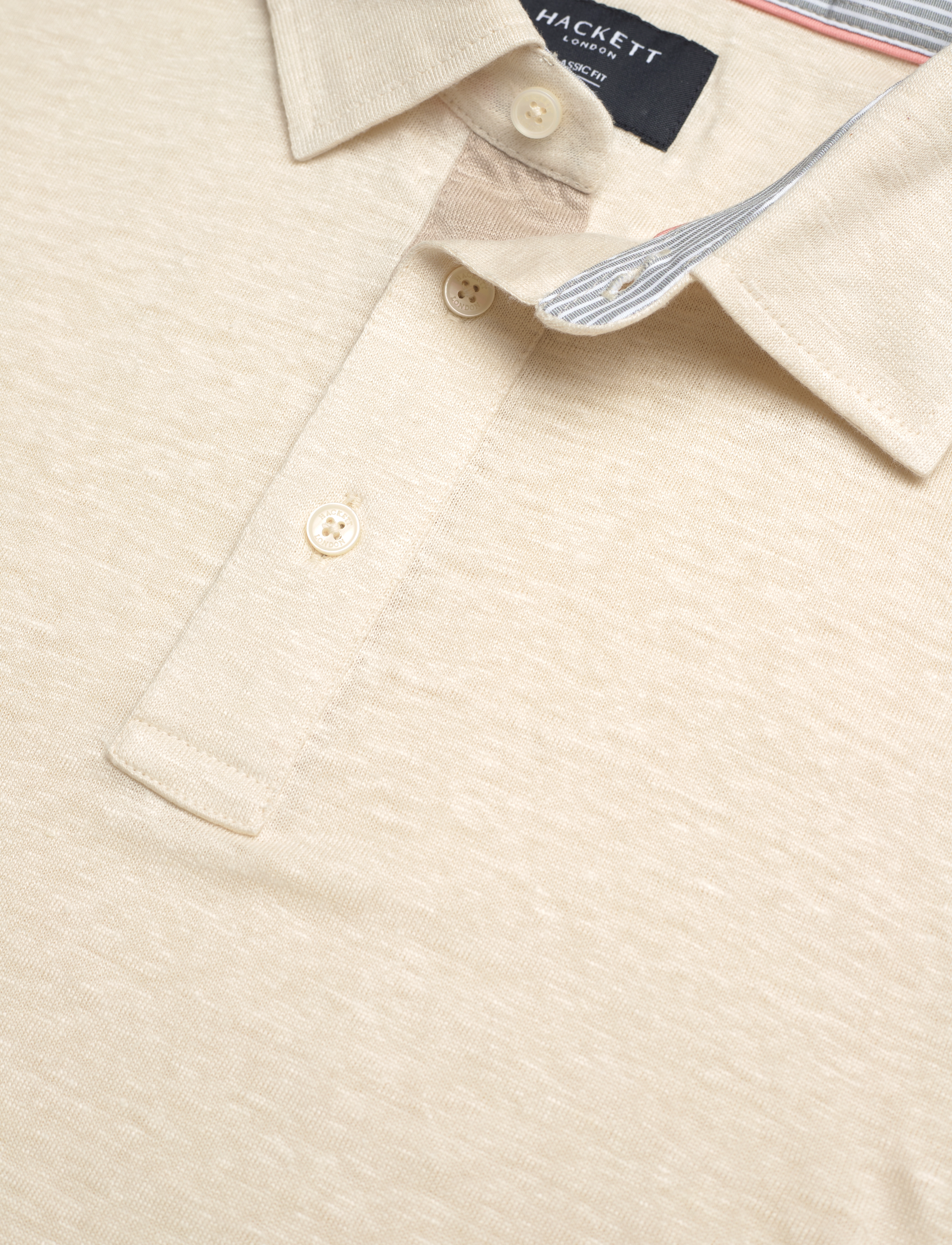 Hackett London - LINEN JSY STR TRIM - linen - 2