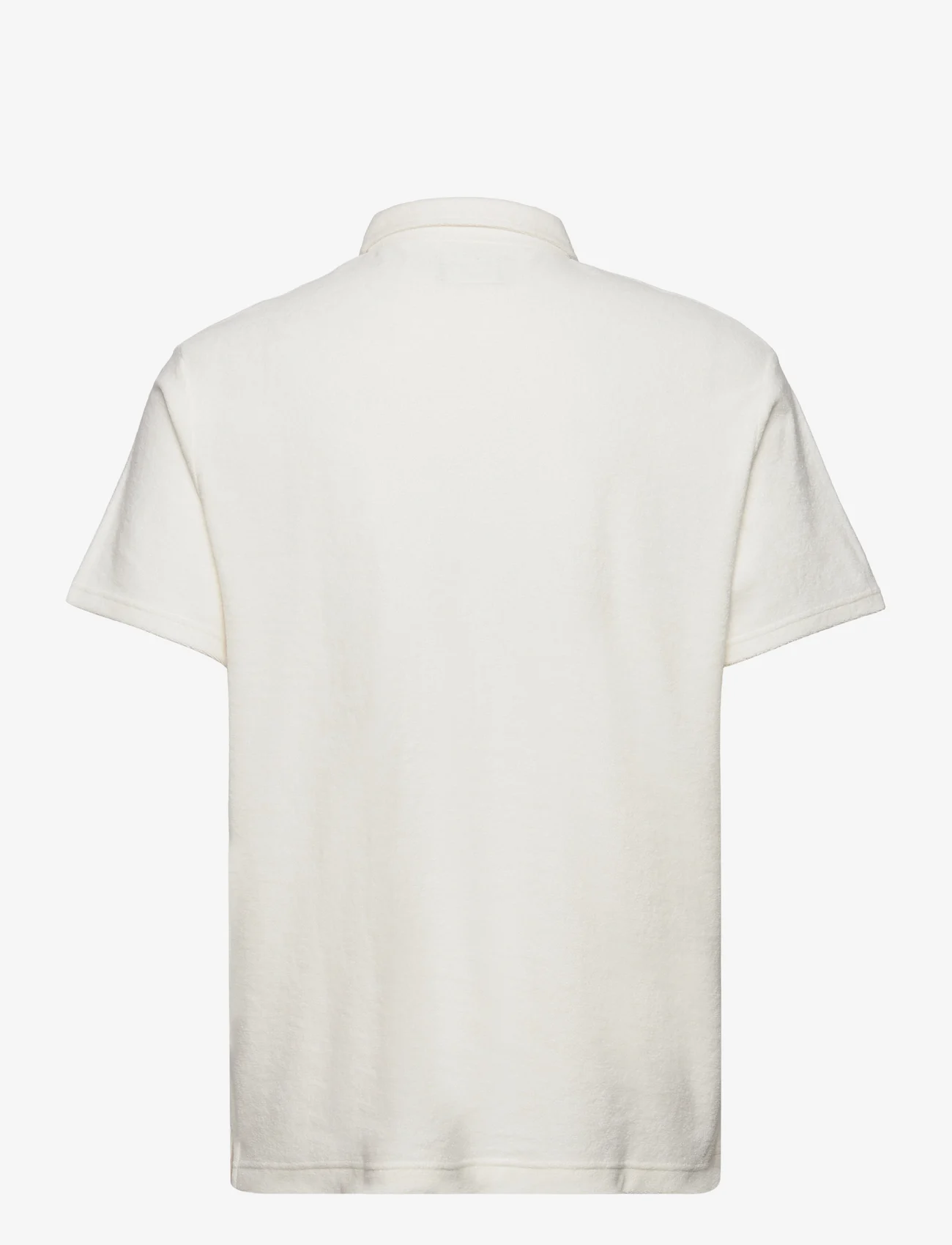 Hackett London - TOWEL POCKET POLO - polo krekli ar īsām piedurknēm - ecru - 1