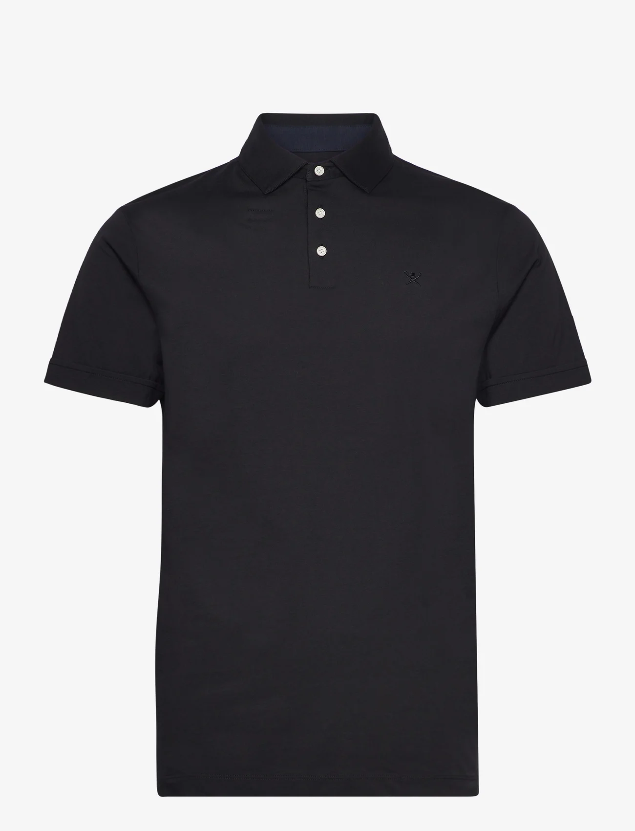 Hackett London - PIMA COTTON POLO - polo marškinėliai trumpomis rankovėmis - black - 0