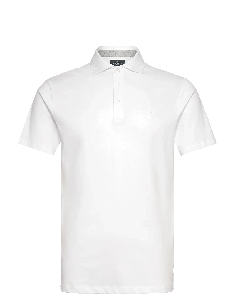 Hackett London - PIMA COTTON POLO - kortärmade pikéer - white - 0