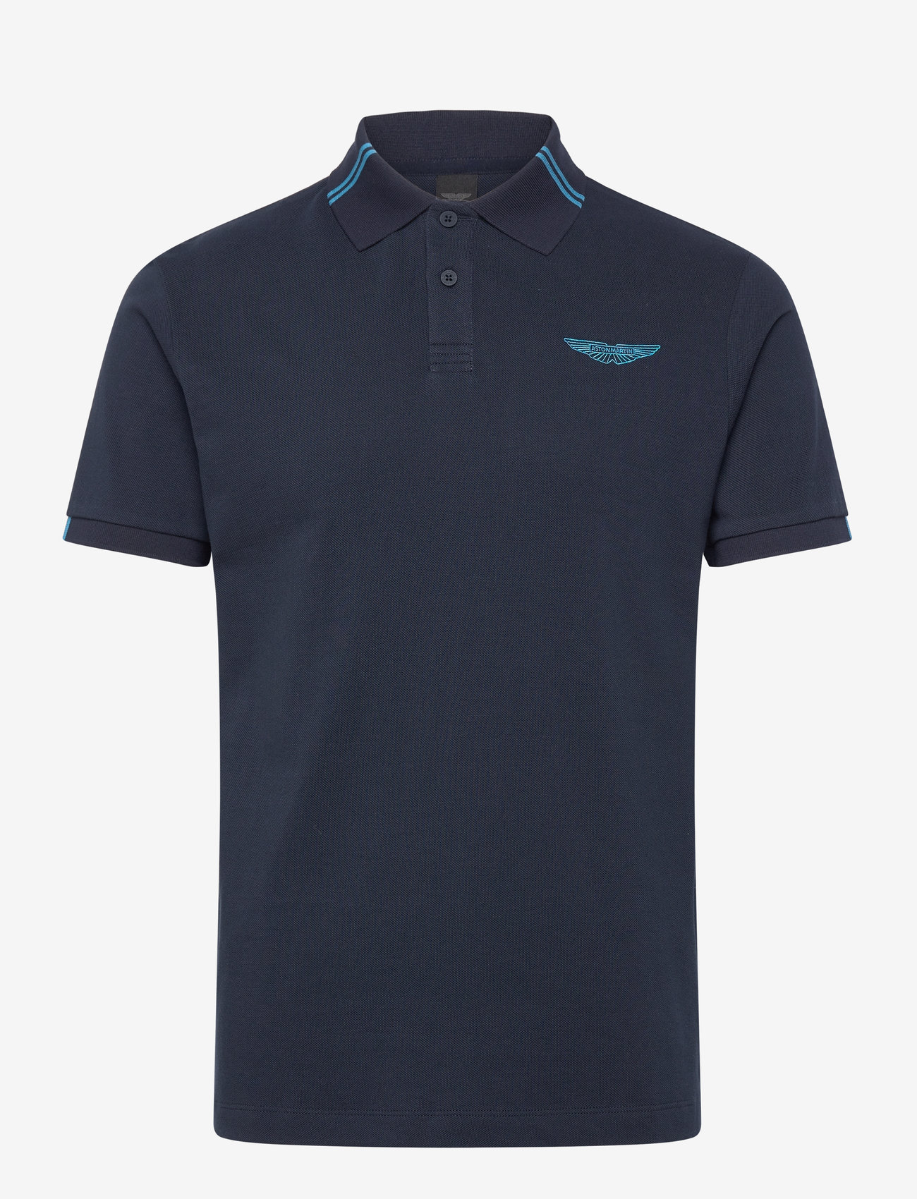 Hackett London - AM TIPPED POLO - navy - 0