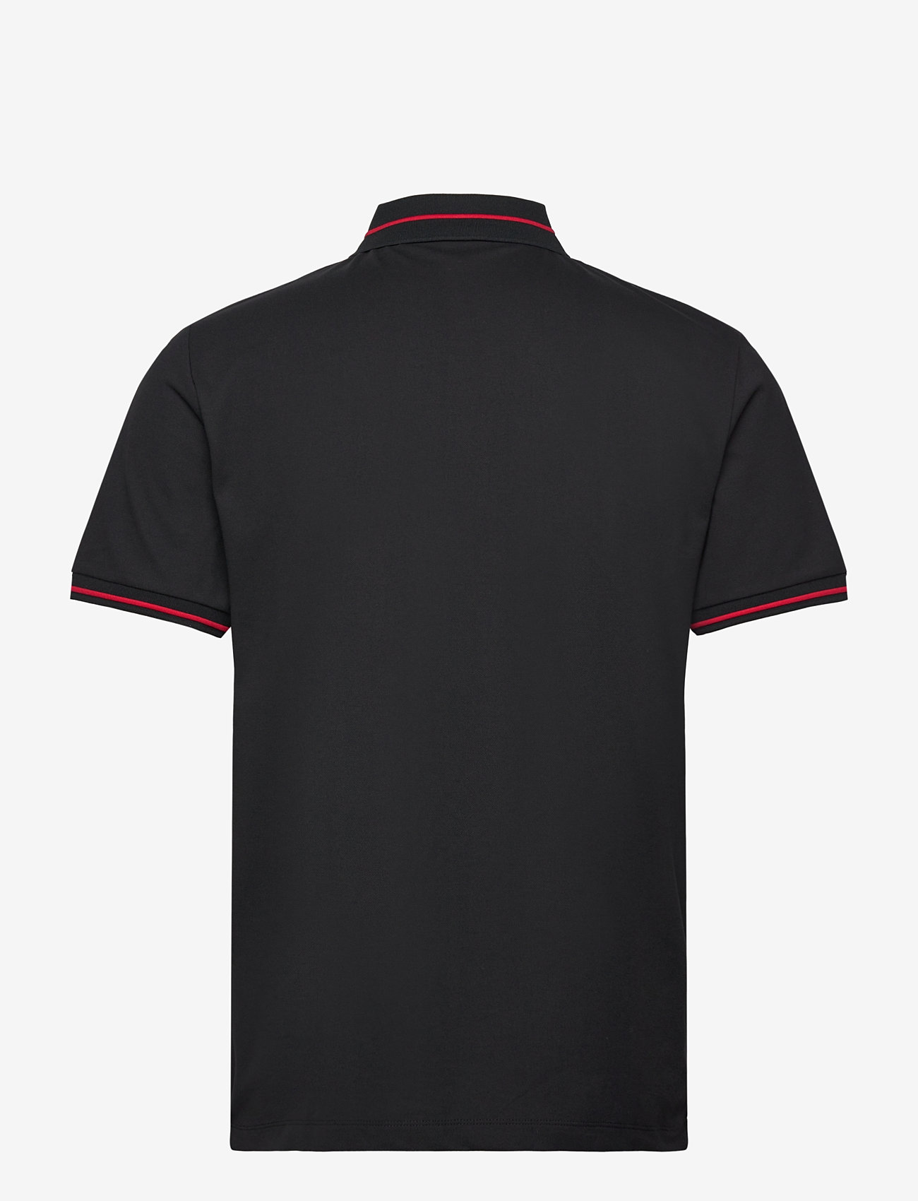 Hackett London - HS TIPPED POLO - kortærmede poloer - black - 1