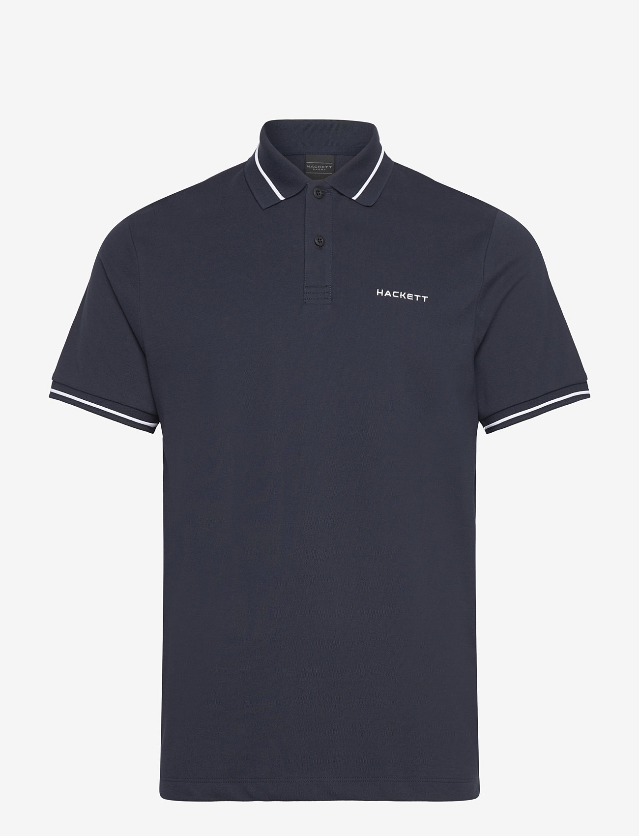 Hackett London - HS TIPPED POLO - kortærmede poloer - navy - 0