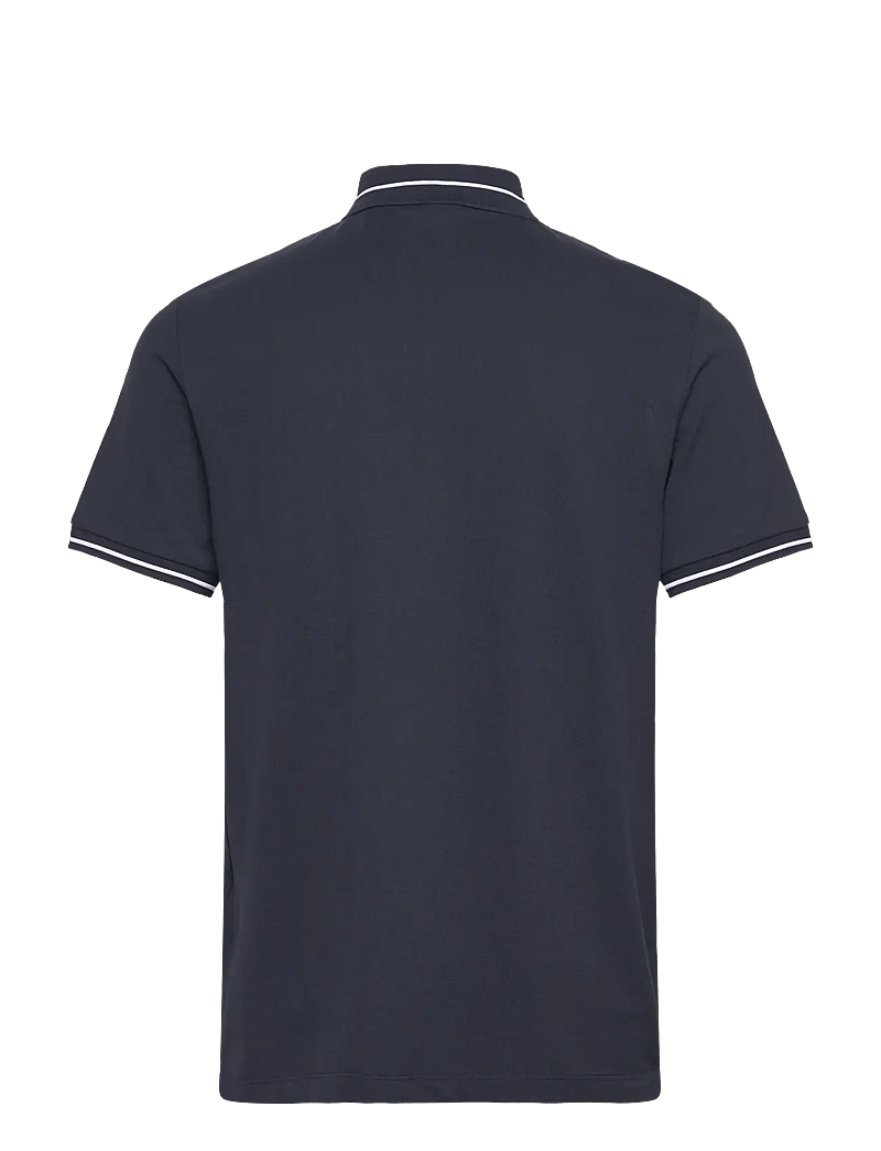 Hackett London - HS TIPPED POLO - kortærmede poloer - navy - 1