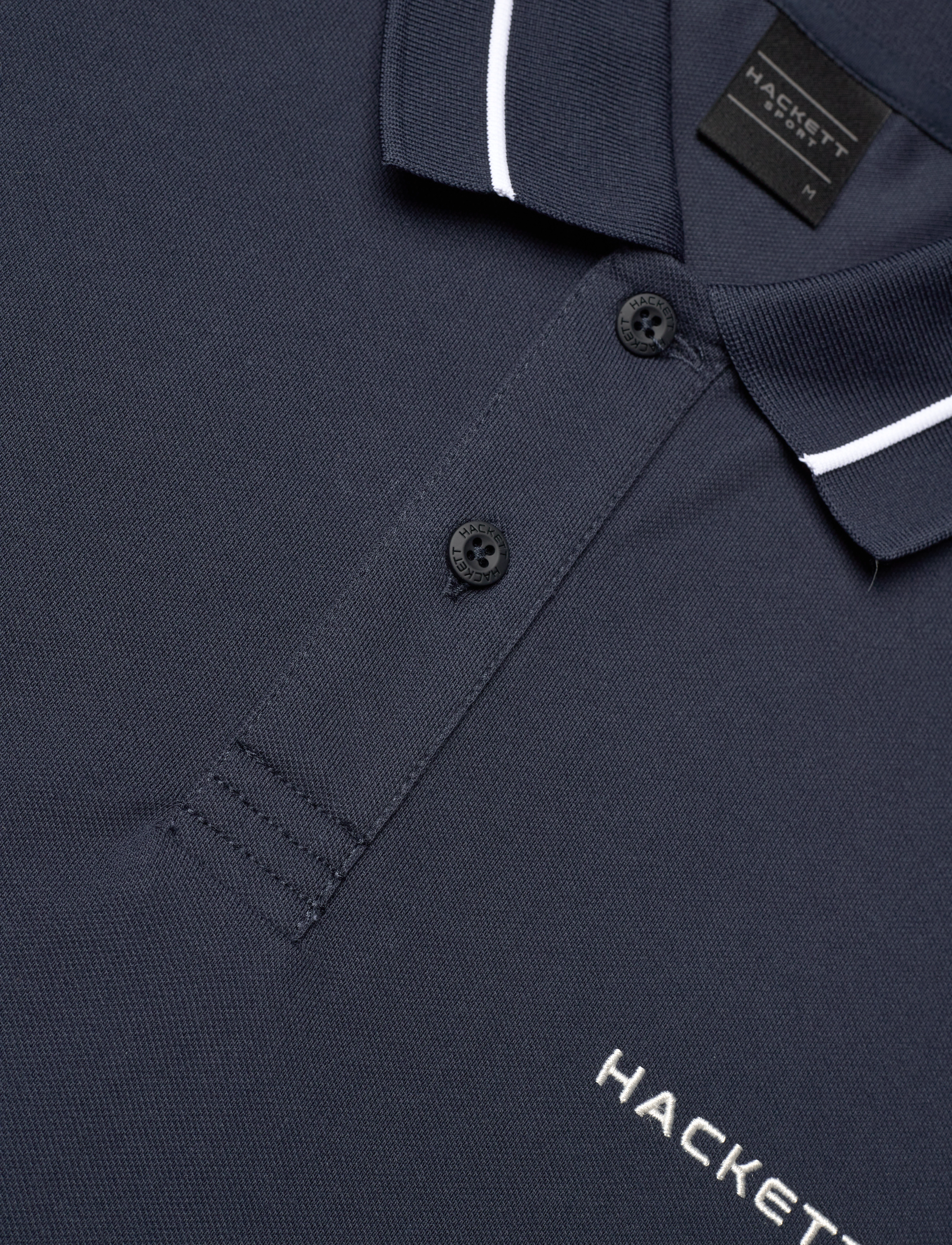 Hackett London - HS TIPPED POLO - navy - 2