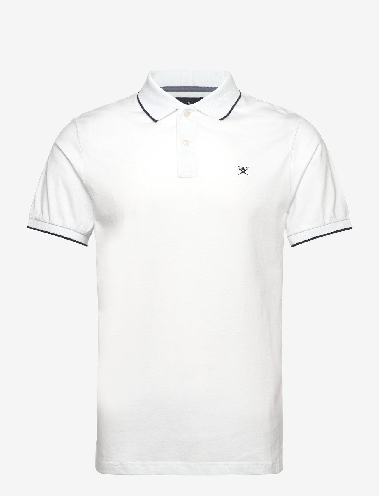 Hackett London - TIPPED JERSEY POLO - optic white - 0
