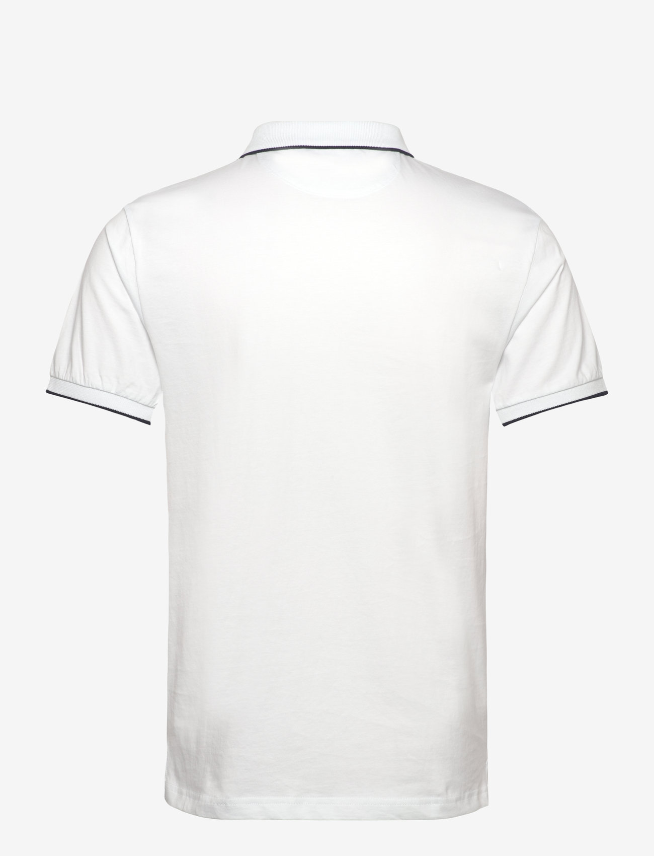 Hackett London - TIPPED JERSEY POLO - optic white - 1