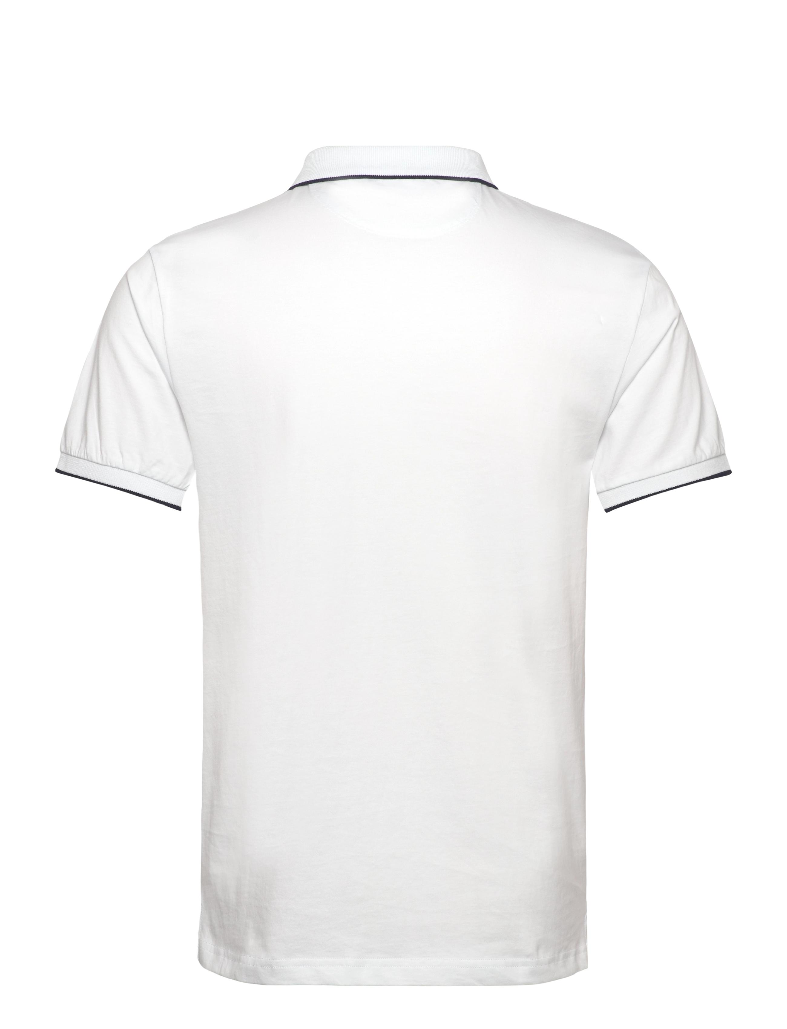 Hackett London - TIPPED JERSEY POLO - optic white - 1