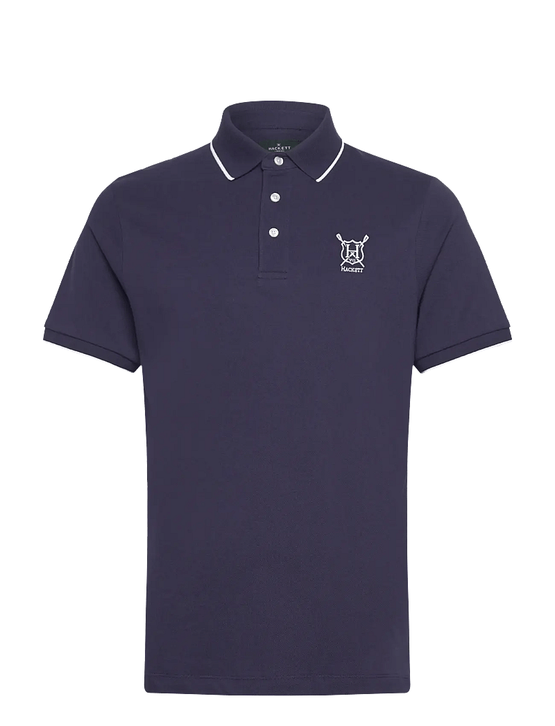 Hackett London - HERITAGE RGTA LOGO - lühikeste varrukatega polod - ink blue - 0