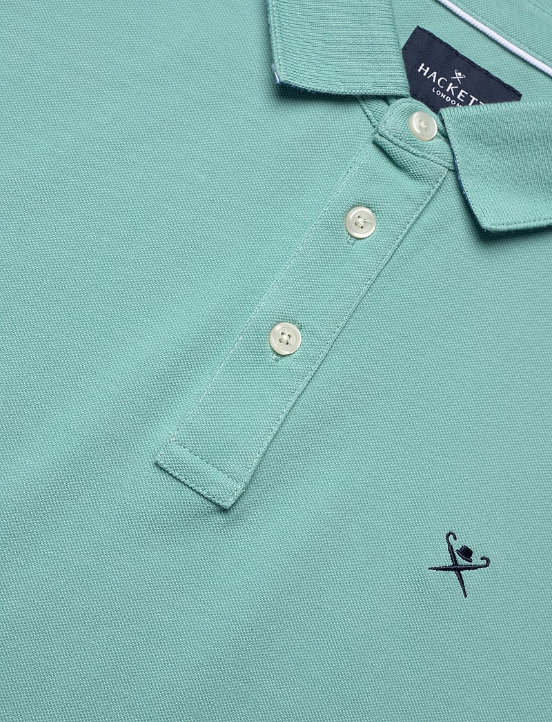 Hackett London - SWIM TRIM ARCH POLO - kortærmede poloer - spearmint green - 2