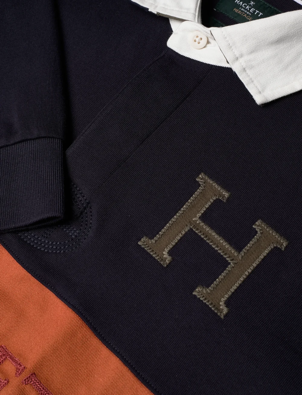 Hackett London - HERITAGE RALLY HKT - langärmelig - midnight blue - 2