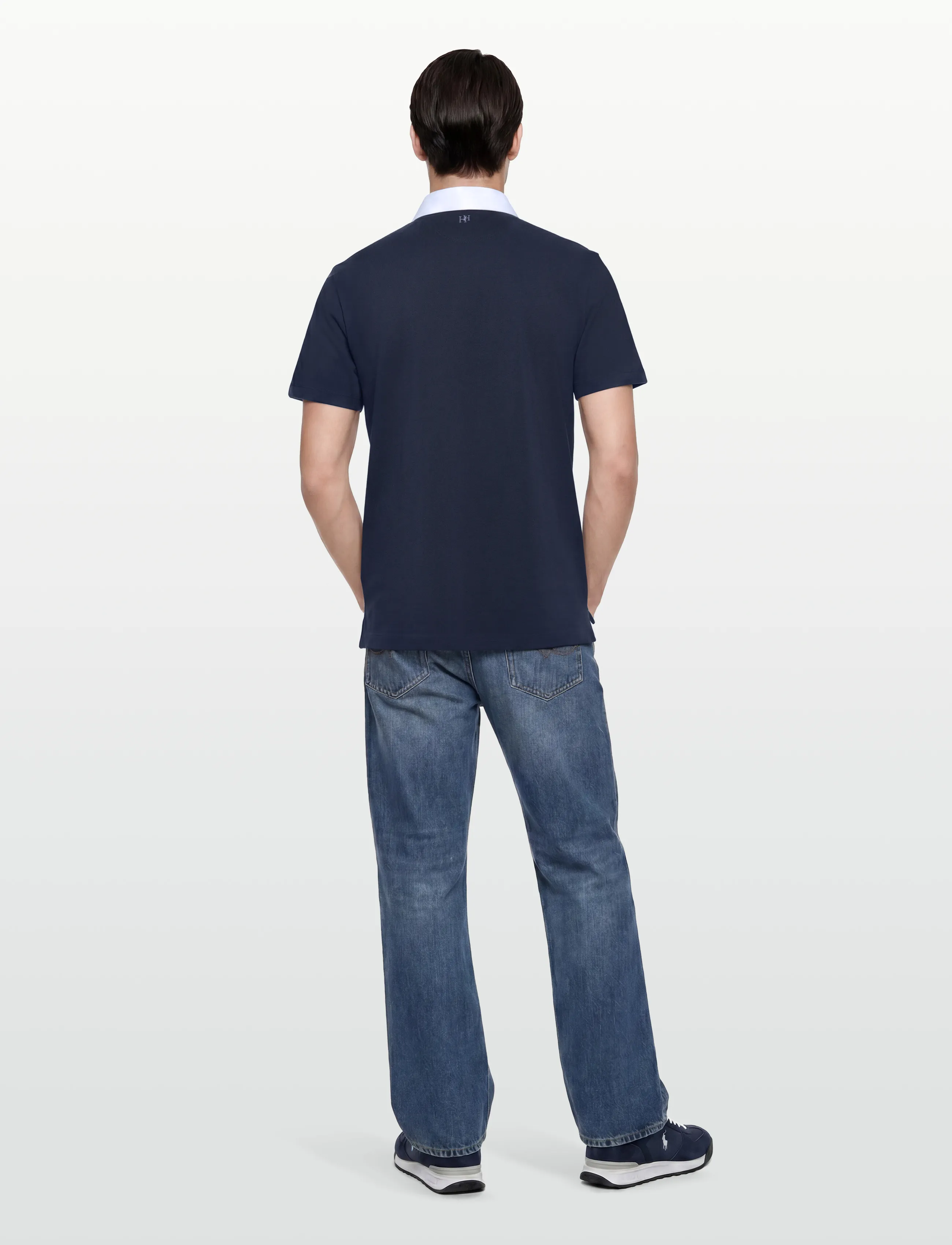 Hackett London - HERITAGE H PC RBY SS - lühikeste varrukatega polod - old navy - 4
