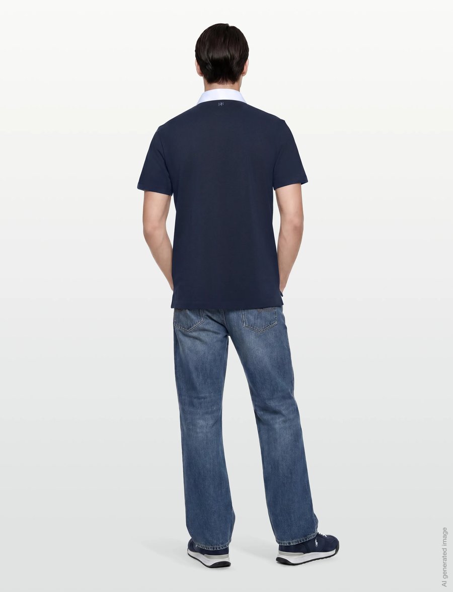 Hackett London - HERITAGE H PC RBY SS - kurzärmelig - old navy - 4