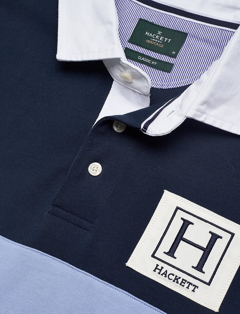 Hackett London - HERITAGE H PC RBY SS - kurzärmelig - old navy - 5