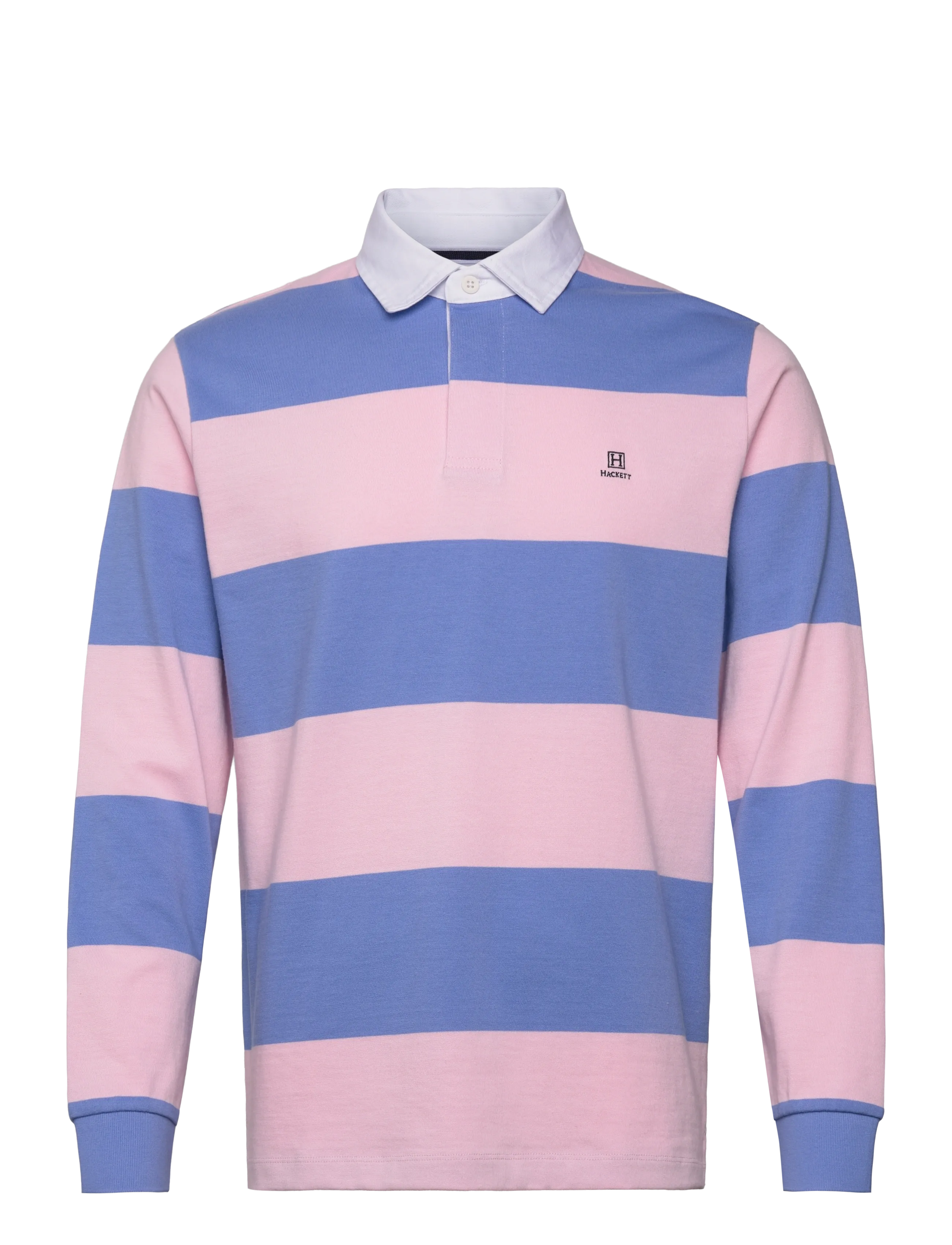 HACKETT LONDON Heritage H Str Rby Ls Pink - L - Herren