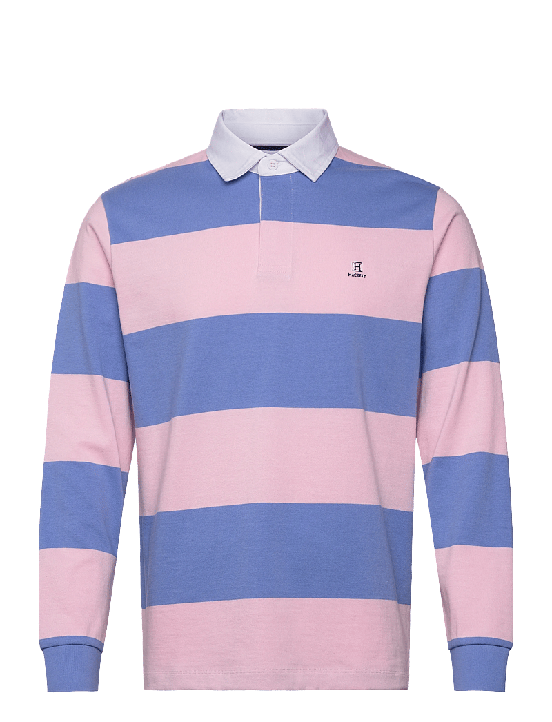 Hackett London - HERITAGE H STR RBY LS - långärmade pikéer - light pink - 0