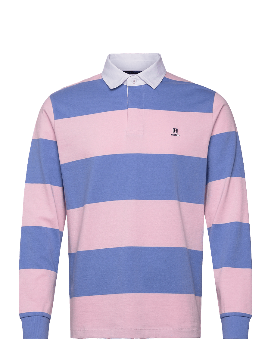 Hackett London - HERITAGE H STR RBY LS - langärmelig - light pink - 1