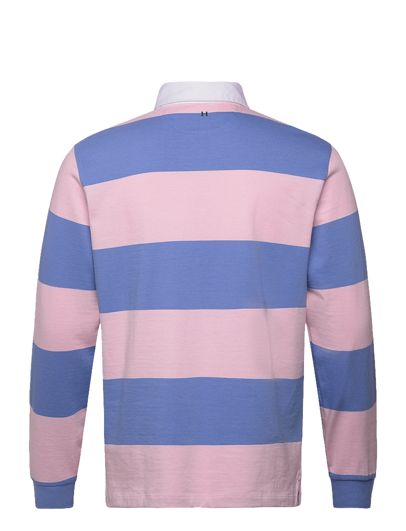 Hackett London - HERITAGE H STR RBY LS - långärmade pikéer - light pink - 1