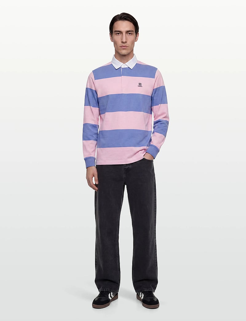 Hackett London - HERITAGE H STR RBY LS - langärmelig - light pink - 0