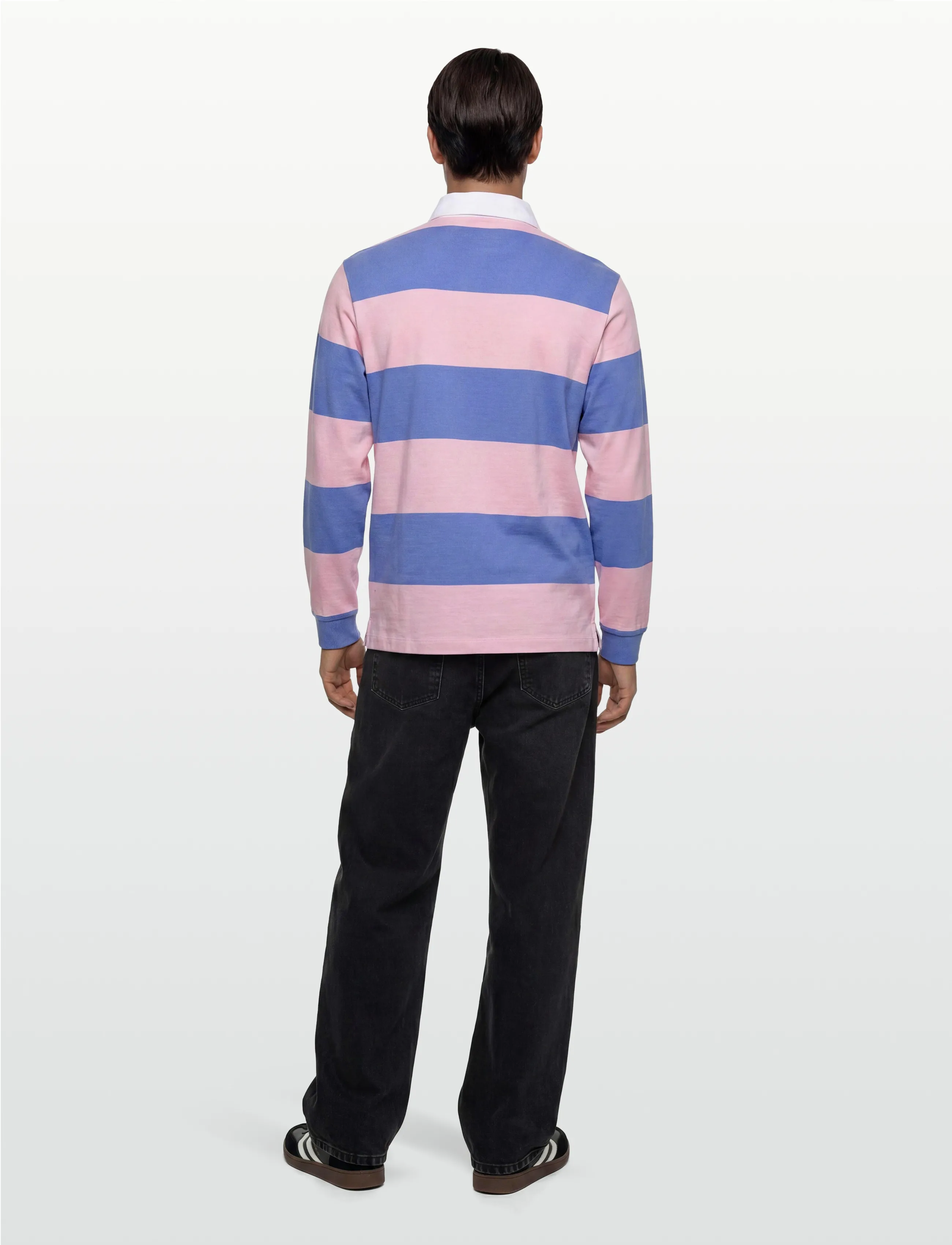 Hackett London - HERITAGE H STR RBY LS - langærmede poloer - light pink - 4