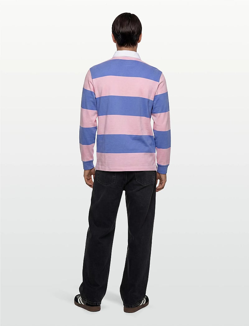 Hackett London - HERITAGE H STR RBY LS - langärmelig - light pink - 4